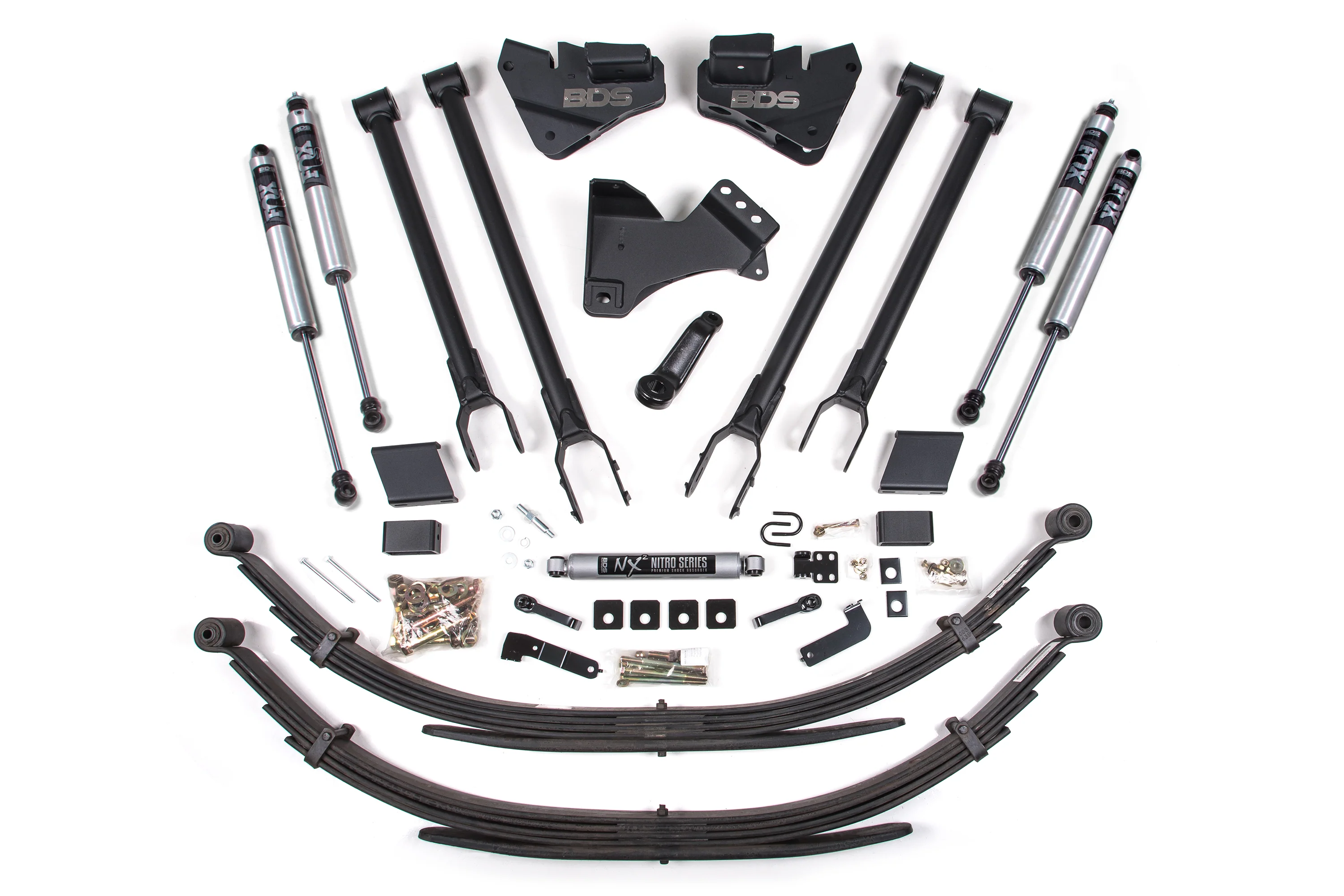 4 Inch Lift Kit | 4-Link Conversion | Ford F250 / F350 Super Duty (17-19) 4WD | Gas - Image 3