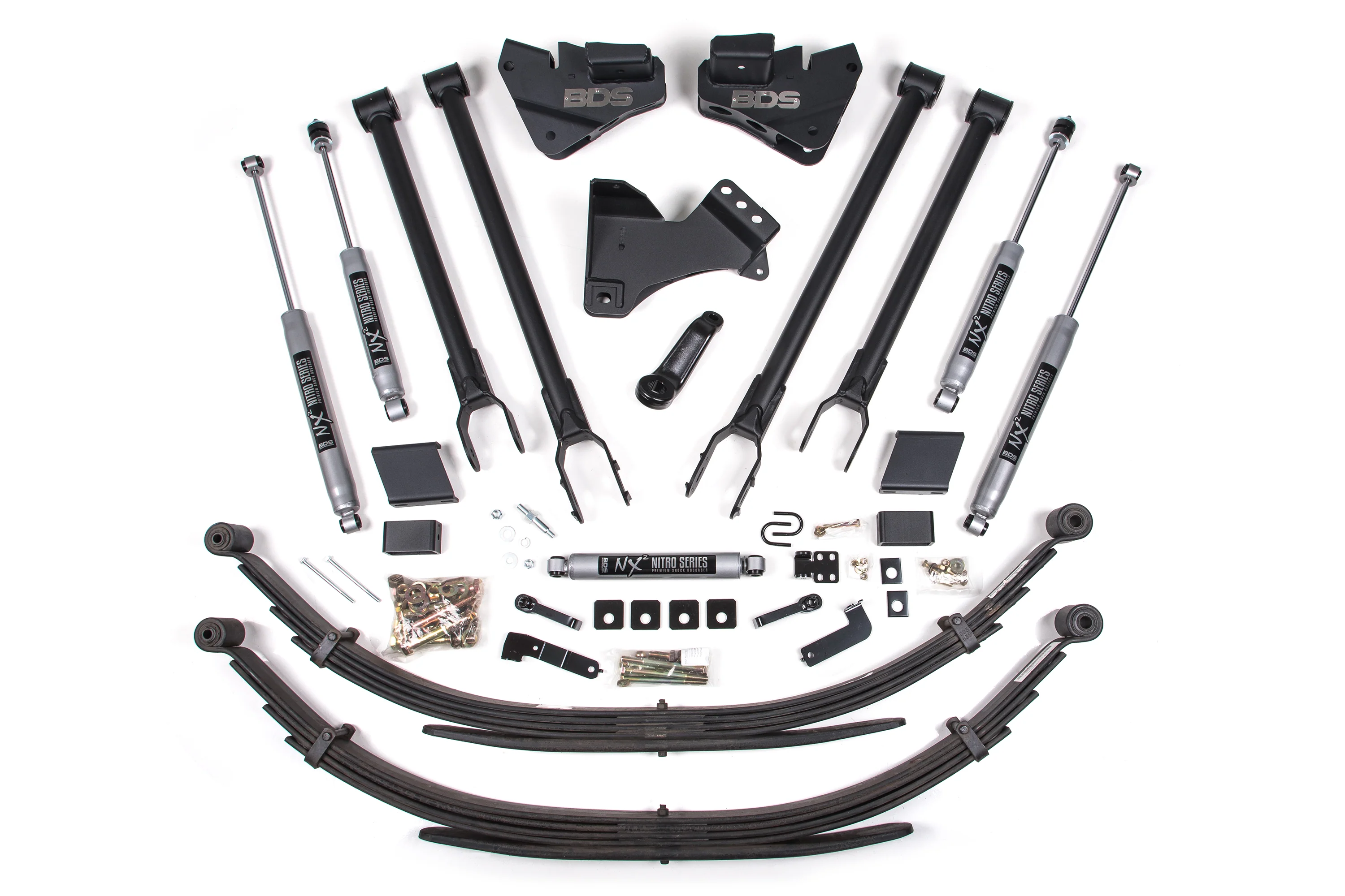 4 Inch Lift Kit | 4-Link Conversion | Ford F250 / F350 Super Duty (17-19) 4WD | Gas - Image 4