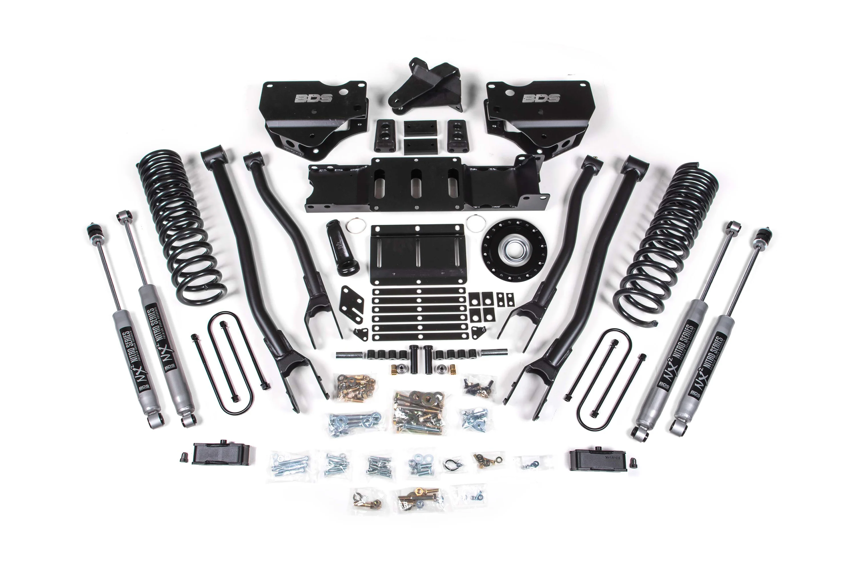 4 Inch Lift Kit w/ 4-Link | Extended Travel | Ram 3500 (25-26) 4WD | Gas - Image 8