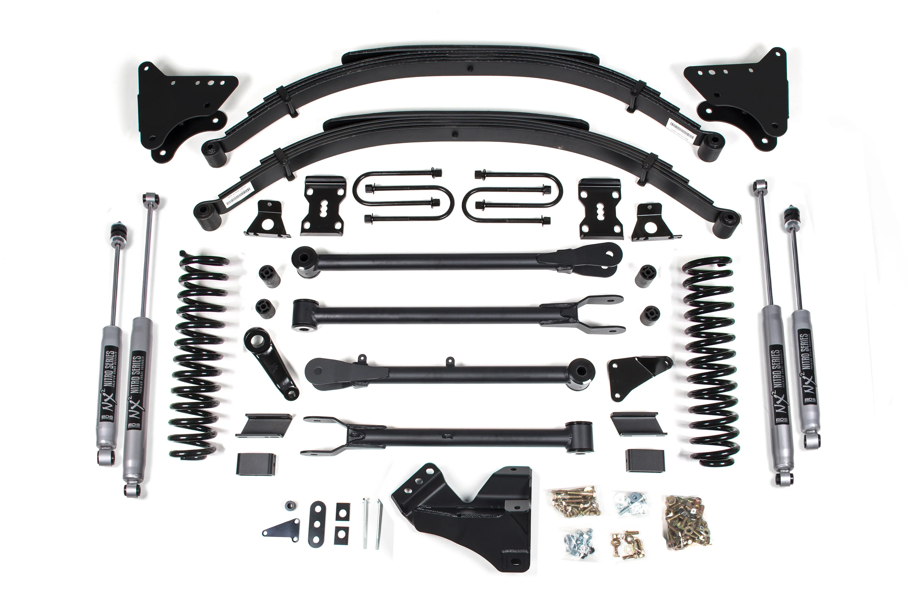4 Inch Lift Kit w/ 4-Link | Ford F250/F350 Super Duty (11-16) 4WD | Diesel - Image 4