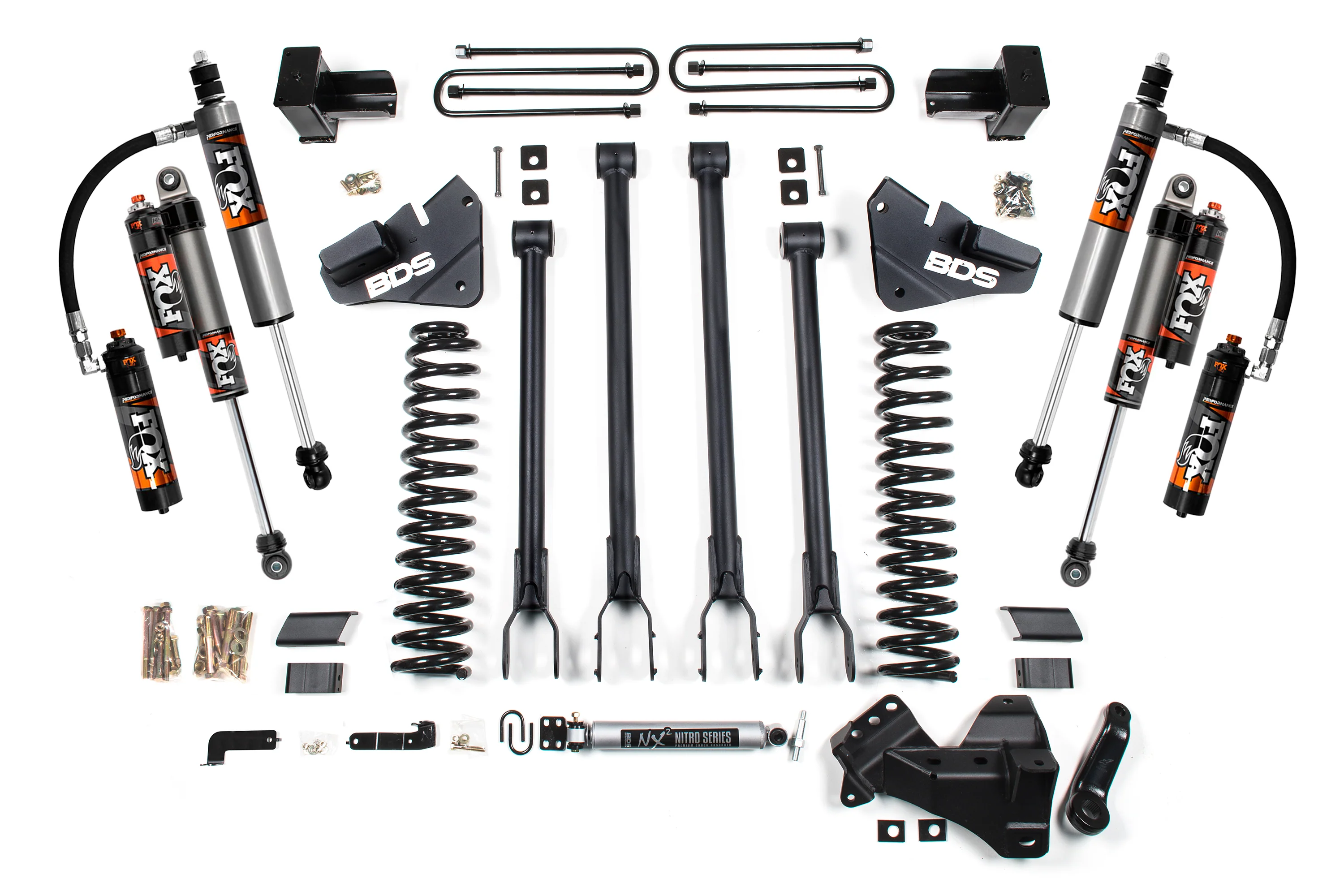 4 Inch Lift Kit w/ 4-Link | Ford F350 Super Duty DRW (17-19) 4WD | Gas - Image 3
