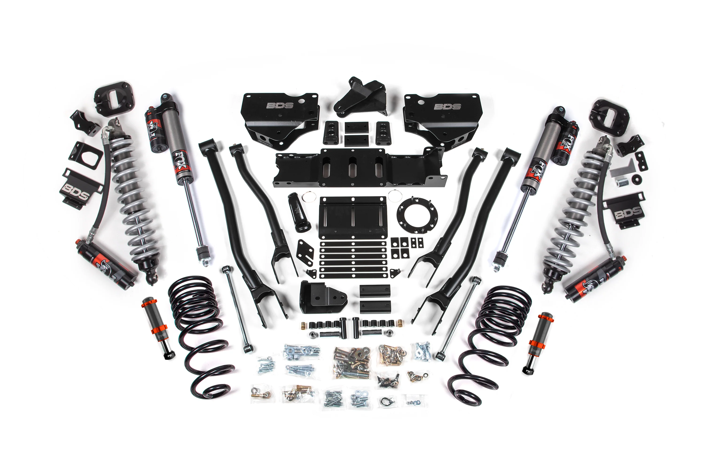 4 Inch Lift Kit w/ 4-Link | FOX 2.5 Coil-Over Conversion - Performance Elite | Ram 2500 (19-24) 4WD | Diesel - Image 2