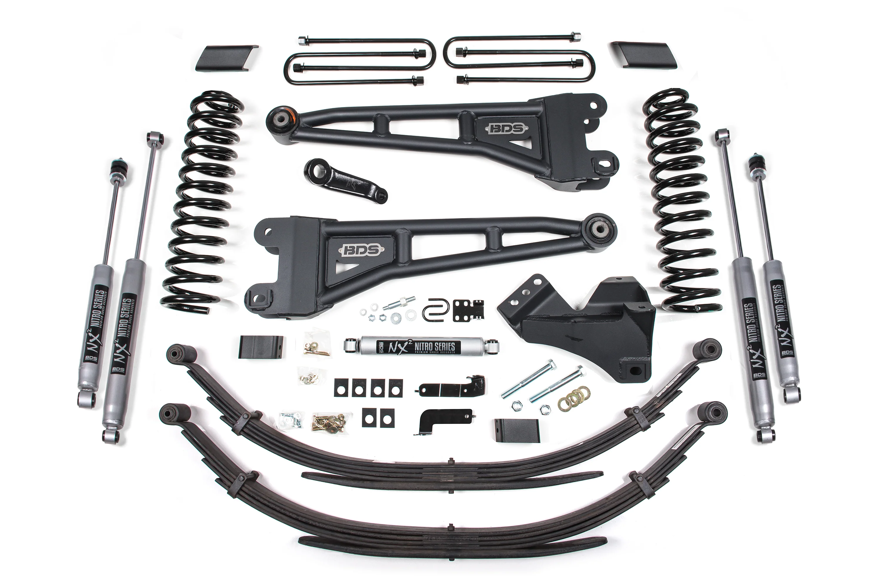 4 Inch Lift Kit w/ Radius Arm | Ford F250/F350 Super Duty (17-19) 4WD | Gas - Image 4