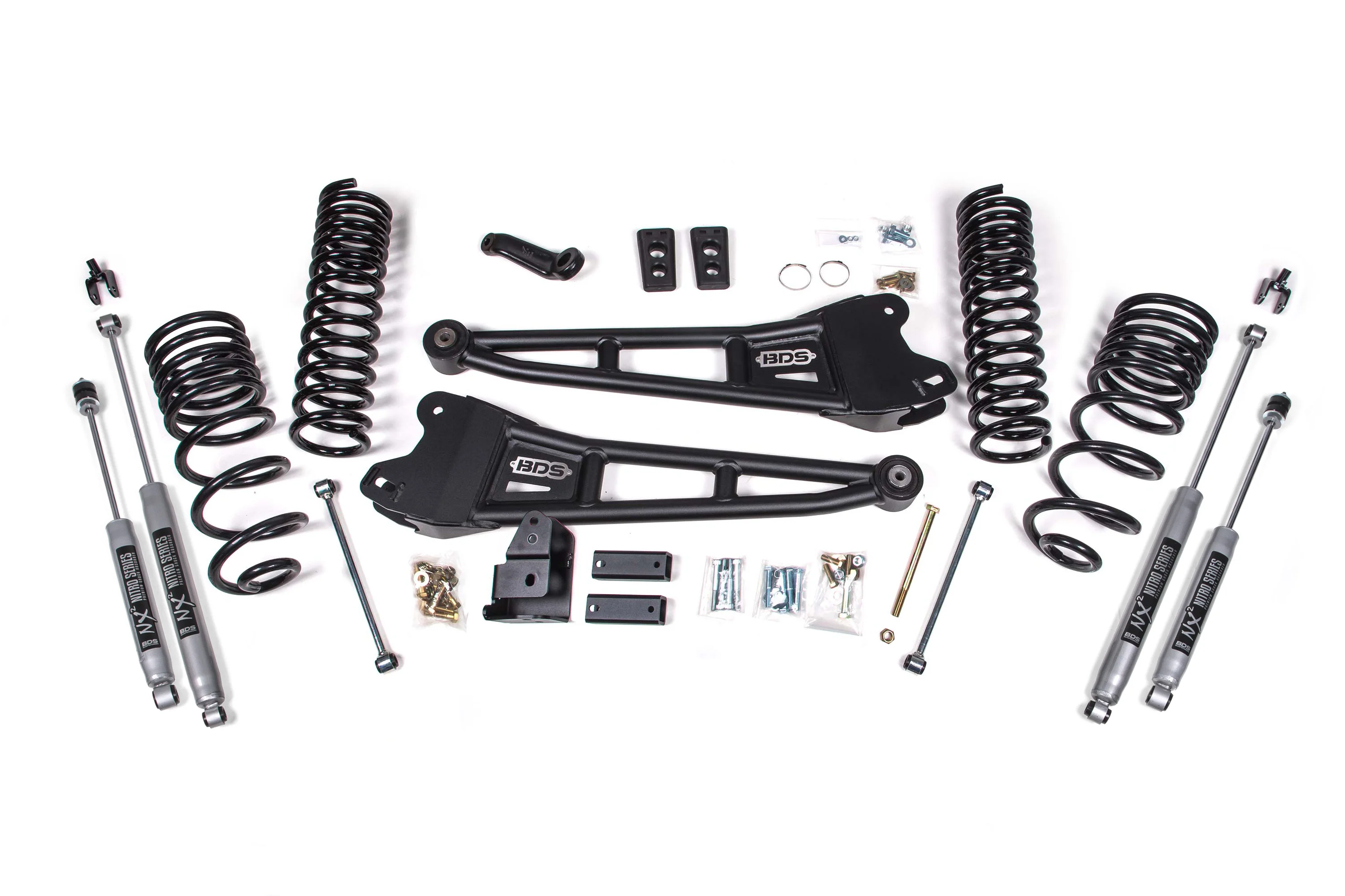 4 Inch Lift Kit w/ Radius Arm | Ram 2500 (14-18) 4WD | Diesel