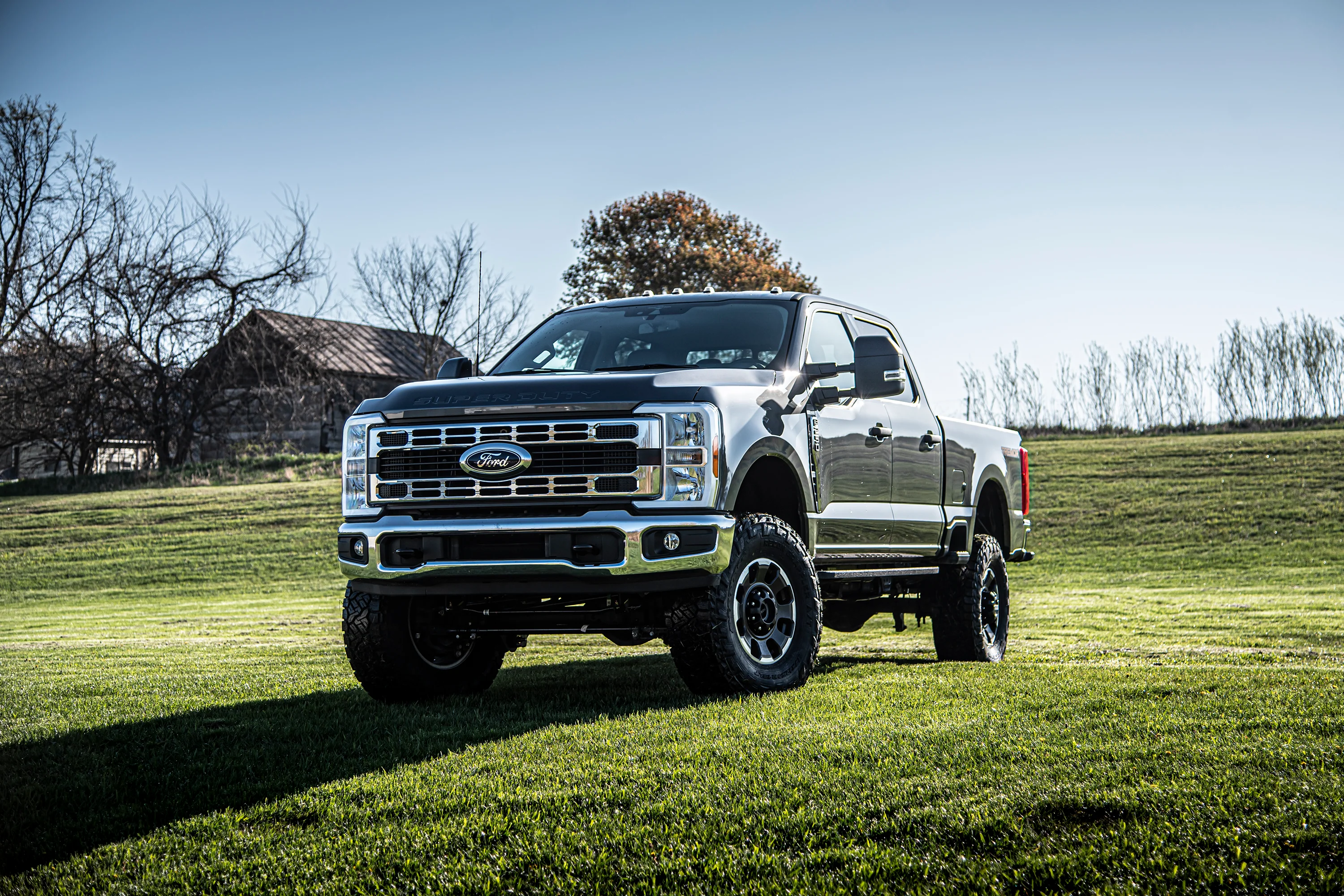 5 Inch Lift Kit w/ 4-Link | FOX 2.5 Performance Elite Coil-Over Conversion | Ford F250/F350 Super Duty (23-26) 4WD | Diesel - Image 3