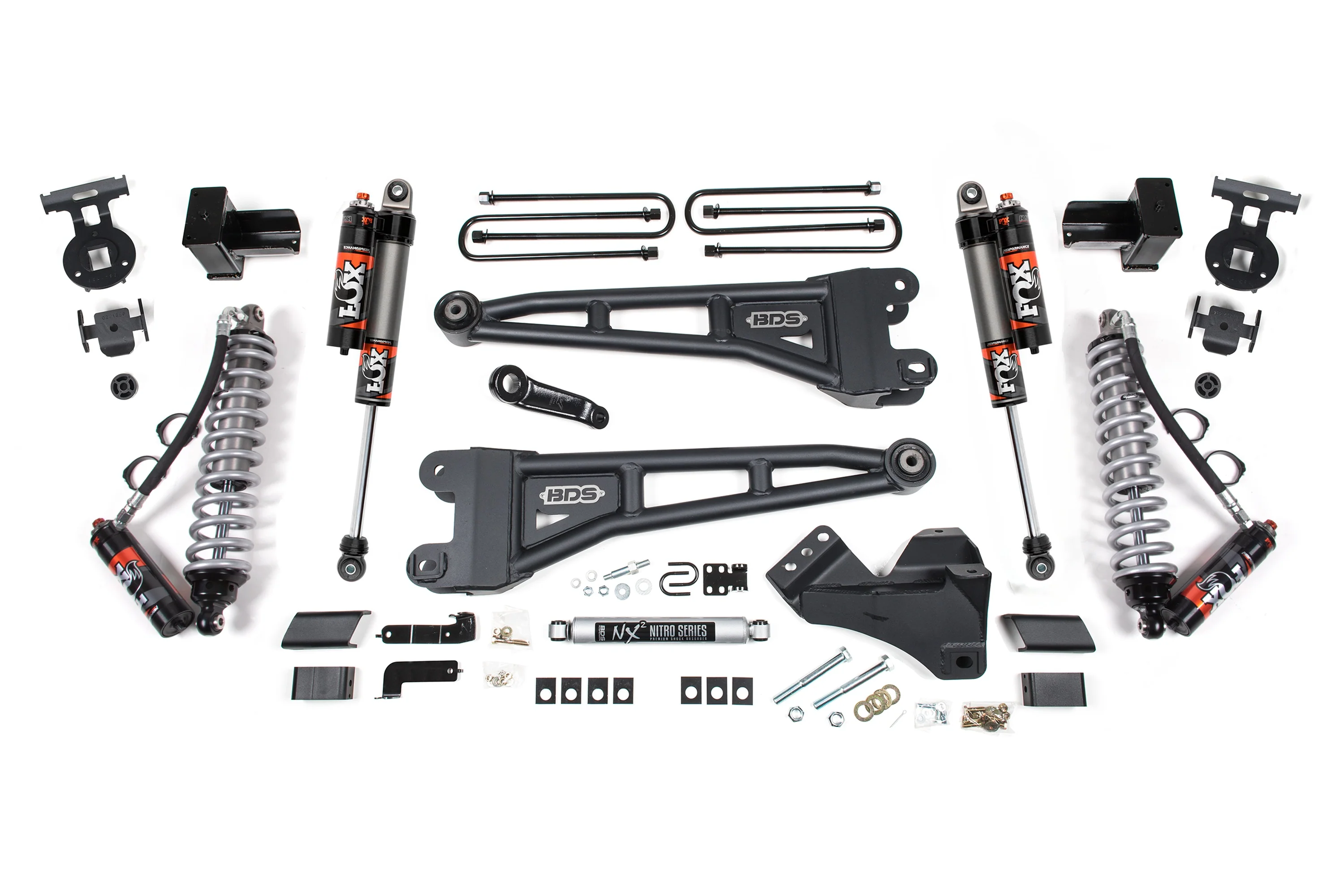 5 Inch Lift Kit w/ Radius Arm | FOX 2.5 Performance Elite Coilover | Ford F250/F350 Super Duty (23-26) 4WD | Diesel - Image 4