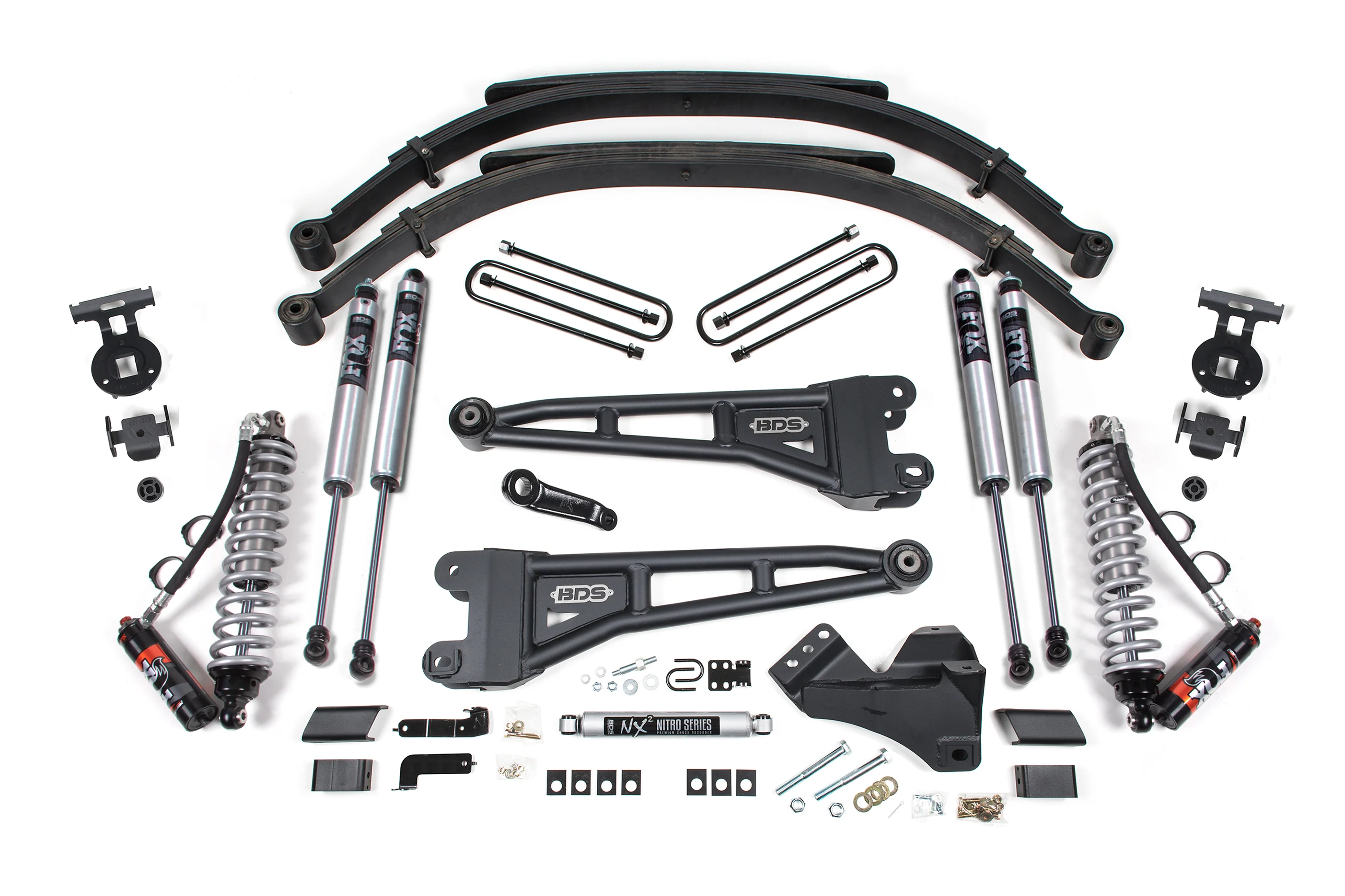 5 Inch Lift Kit w/ Radius Arm | FOX 2.5 Performance Elite Coilover | Ford F250/F350 Super Duty (23-26) 4WD | Diesel - Image 5