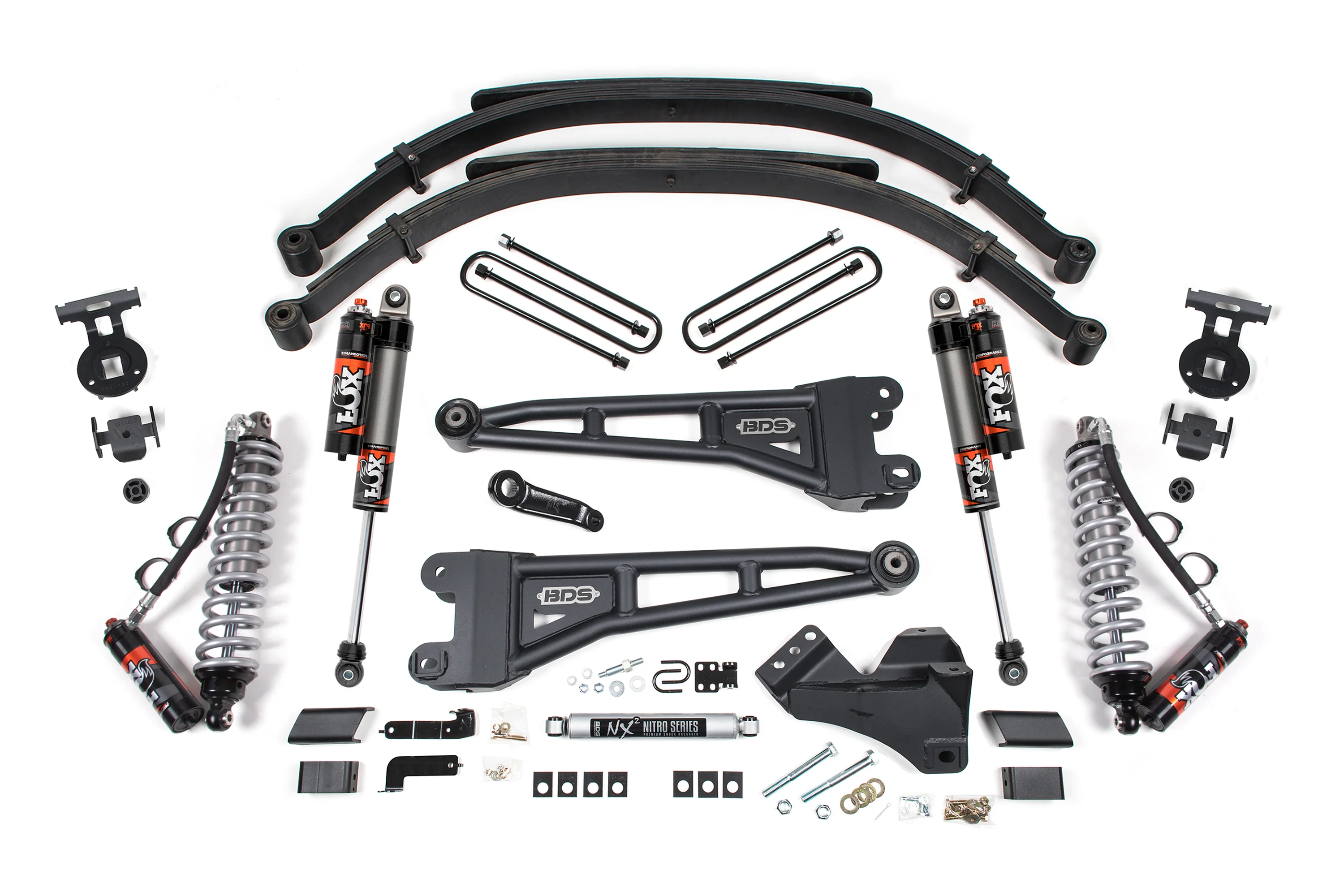 5 Inch Lift Kit w/ Radius Arm | FOX 2.5 Performance Elite Coilover | Ford F250/F350 Super Duty (23-26) 4WD | Diesel - Image 6