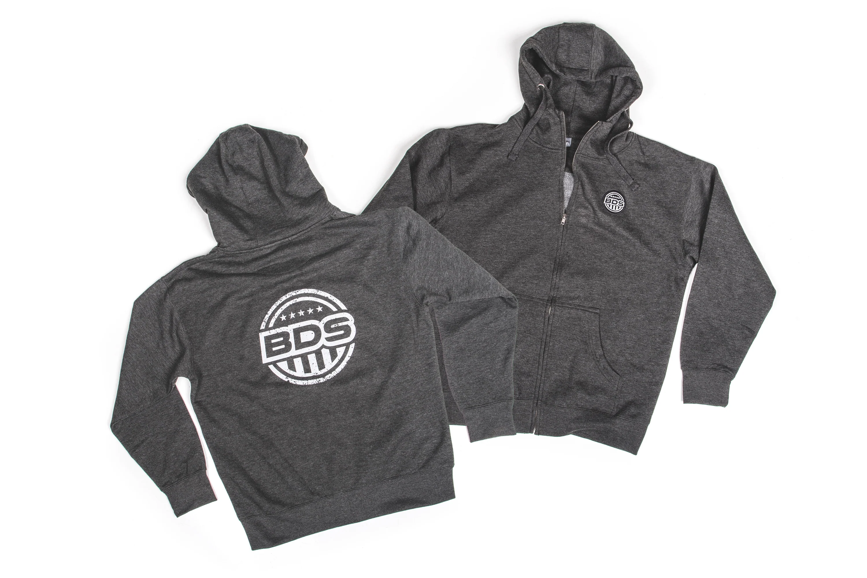 BDS Zip Hoodie | Charcoal