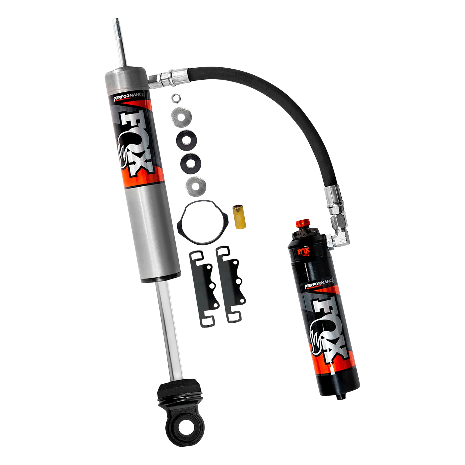FOX 2.5 Remote Reservoir Front Shocks - DSC | 2-3.5 Inch Lift | Performance Elite Series | Ford F250/F350 Super Duty (17-26) 4WD - Image 2