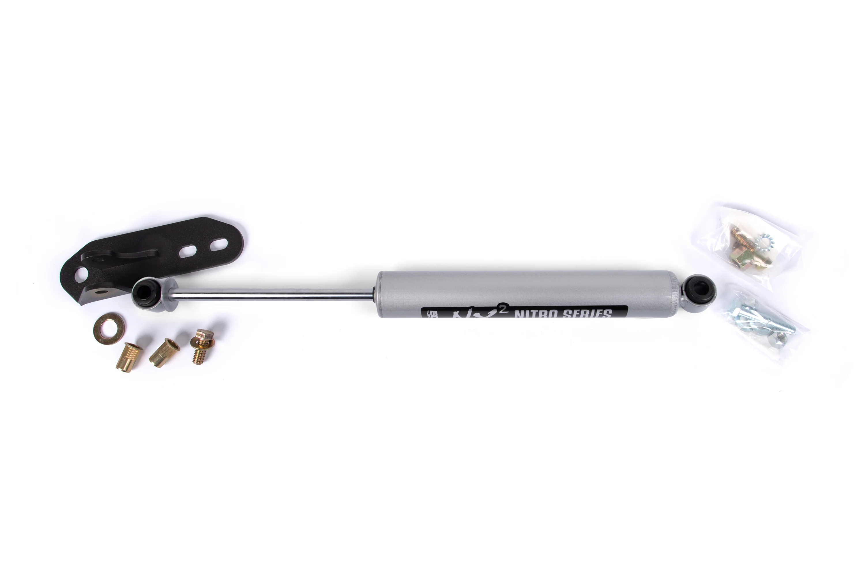 Single Steering Stabilizer Kit w/ NX2 Shock | Chevy Silverado & GMC Sierra 2500/3500HD (16-26) 4WD - Image 2